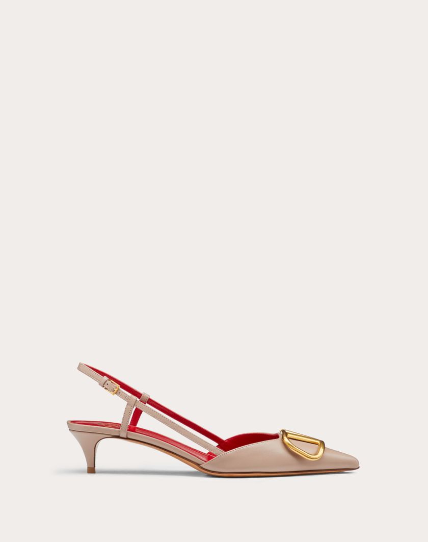 VLOGO SIGNATURE CALFSKIN SLINGBACK PUMP 40MM / 1.6 IN. - Image 6